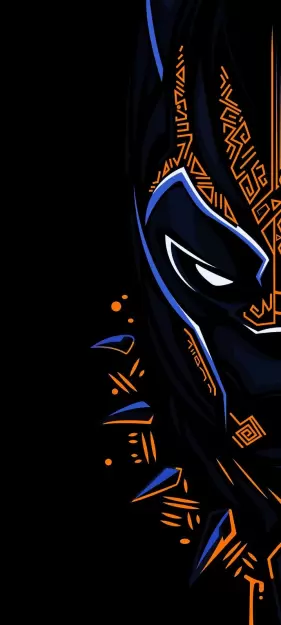 Black Panther Tribal Mask