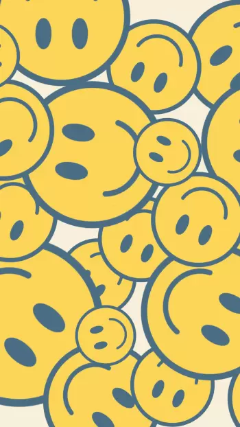 Happy Smiley Face yellow