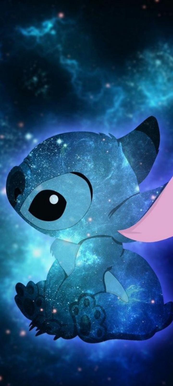 Stitch aesthetic blue cute 