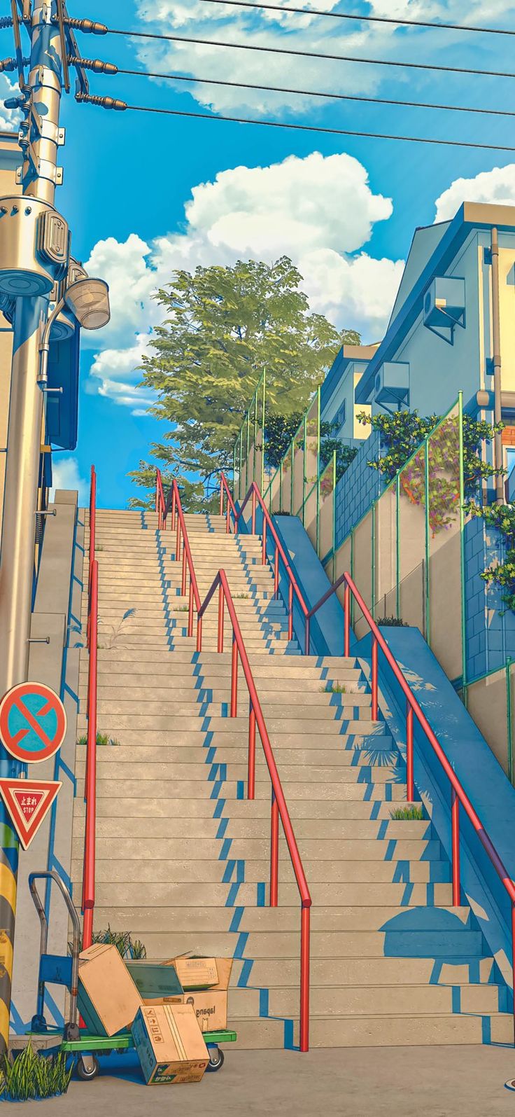 your name anime stairs