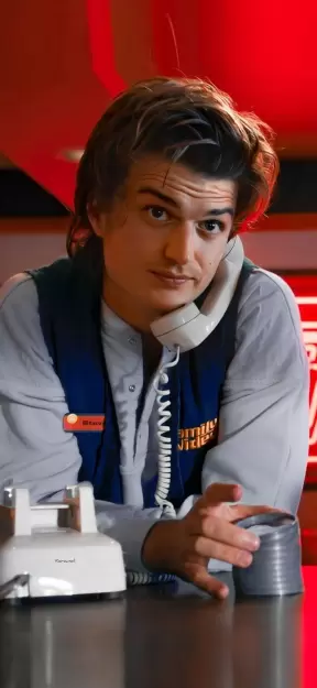 Steve cool hair style Stranger Things