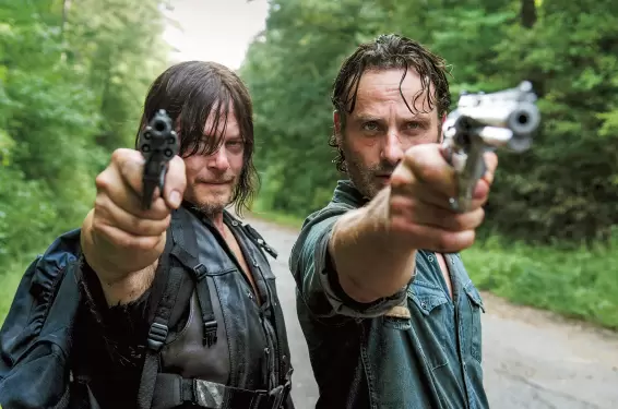 The walking dead Rick and Daryl