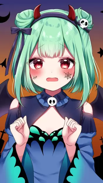 halloween anime hd wallpaper