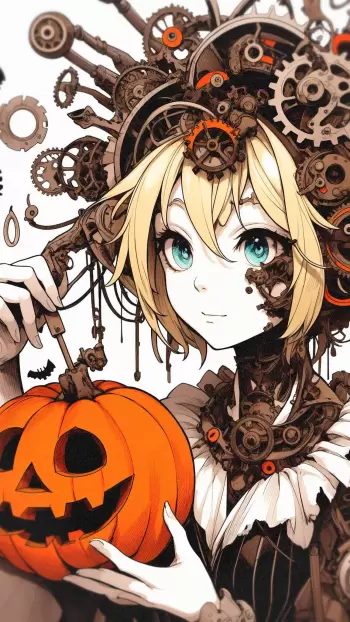 halloween anime hd wallpaper