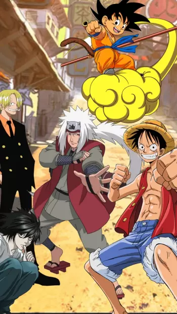 one piece dragon ball naruto anime